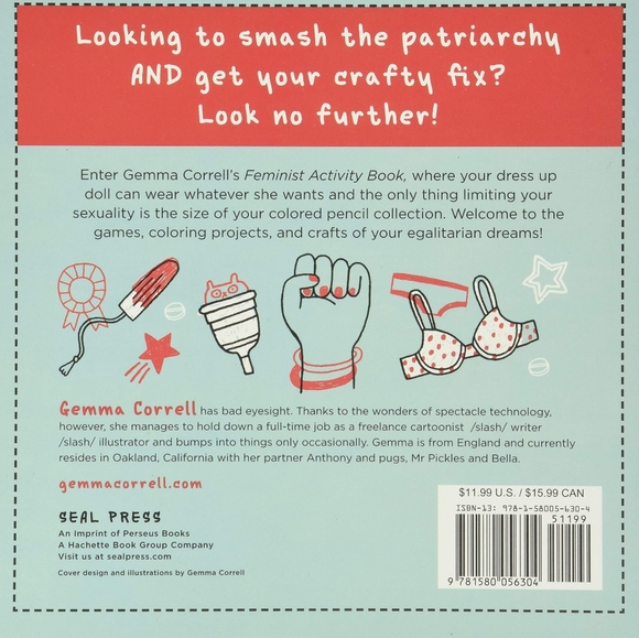 The Feminist Activity Book by Gemma Correll - Picture 2 of 4